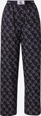 Calvin Klein Underwear Пижамные штаны в Черный: спереди