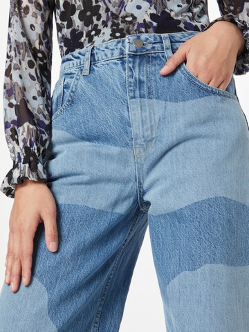 Wide Leg Jean Misspap en bleu