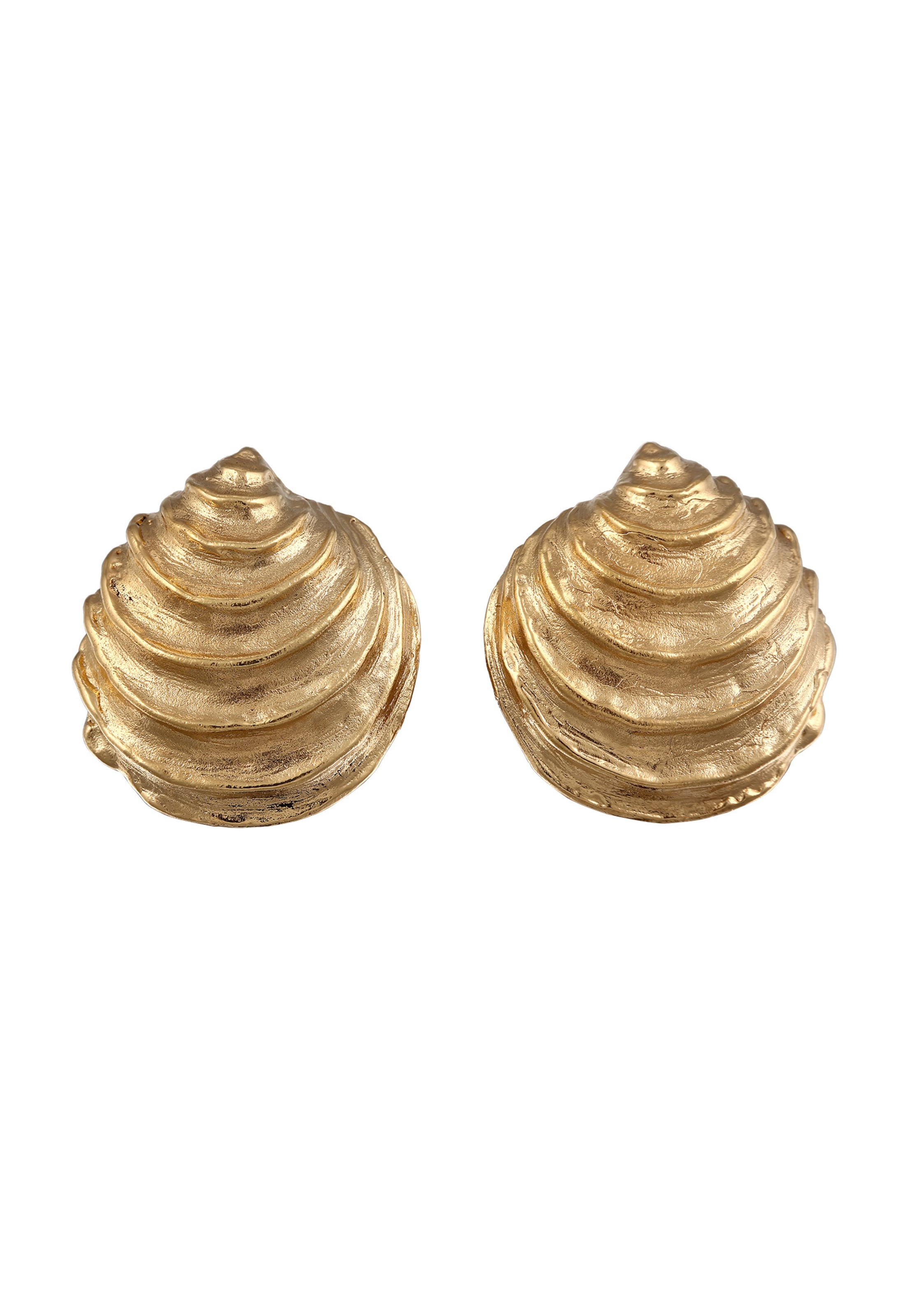 Boucles d'oreilles 'Muschel' Haze&Glory en or