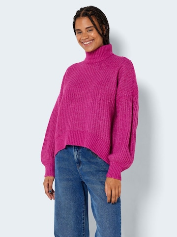 Pull-over 'Orla' Noisy may en violet : devant