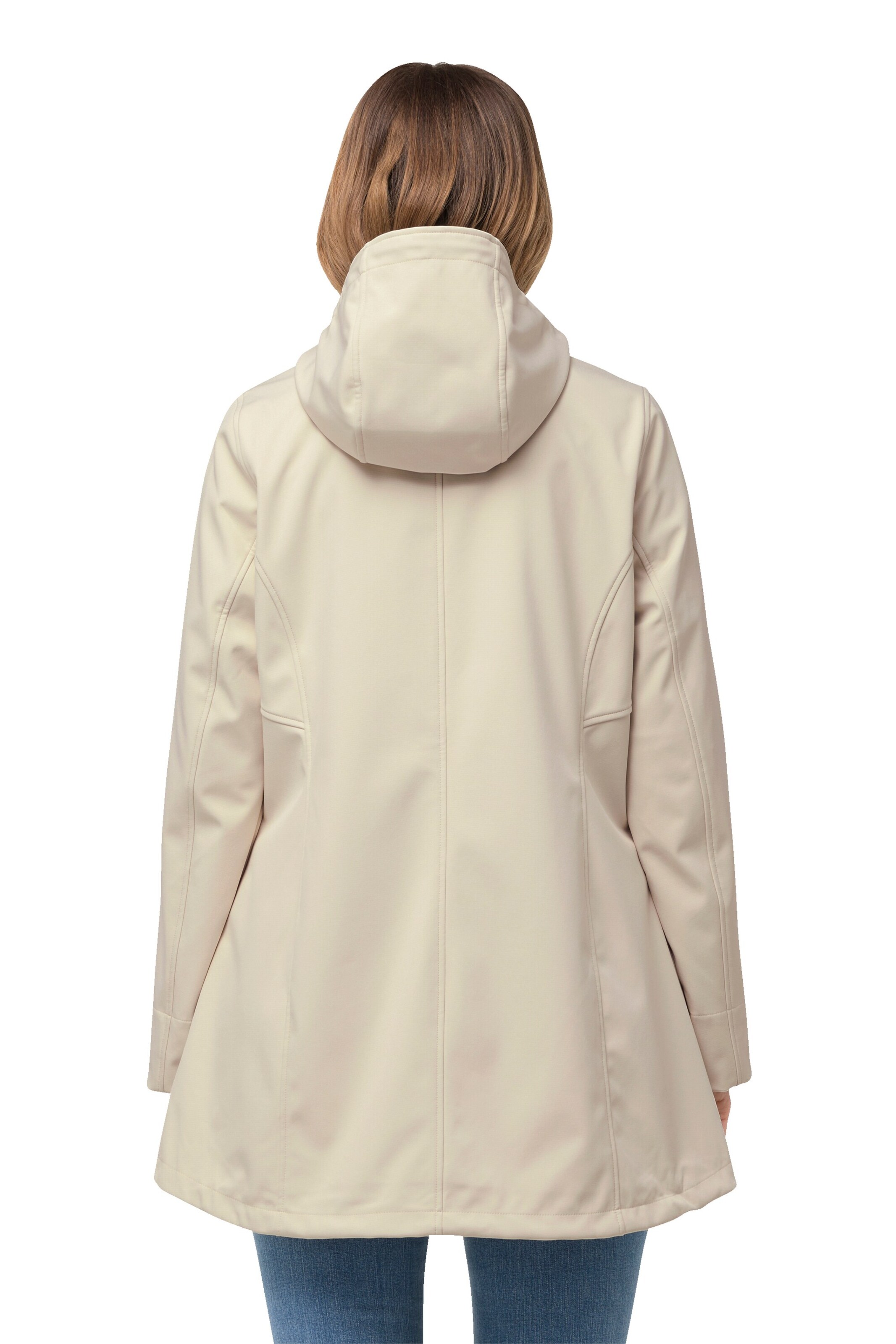 Ulla Popken Functionele jas in Beige