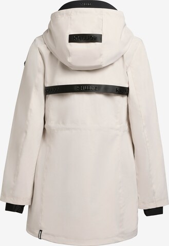 khujo Демисезонная куртка 'Evila' в Белый: спереди