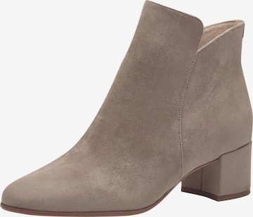 Tamaris Ankle Boots in Beige: Vorderseite