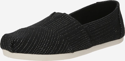 TOMS Slip On tenisice u crna / srebro, Pregled proizvoda