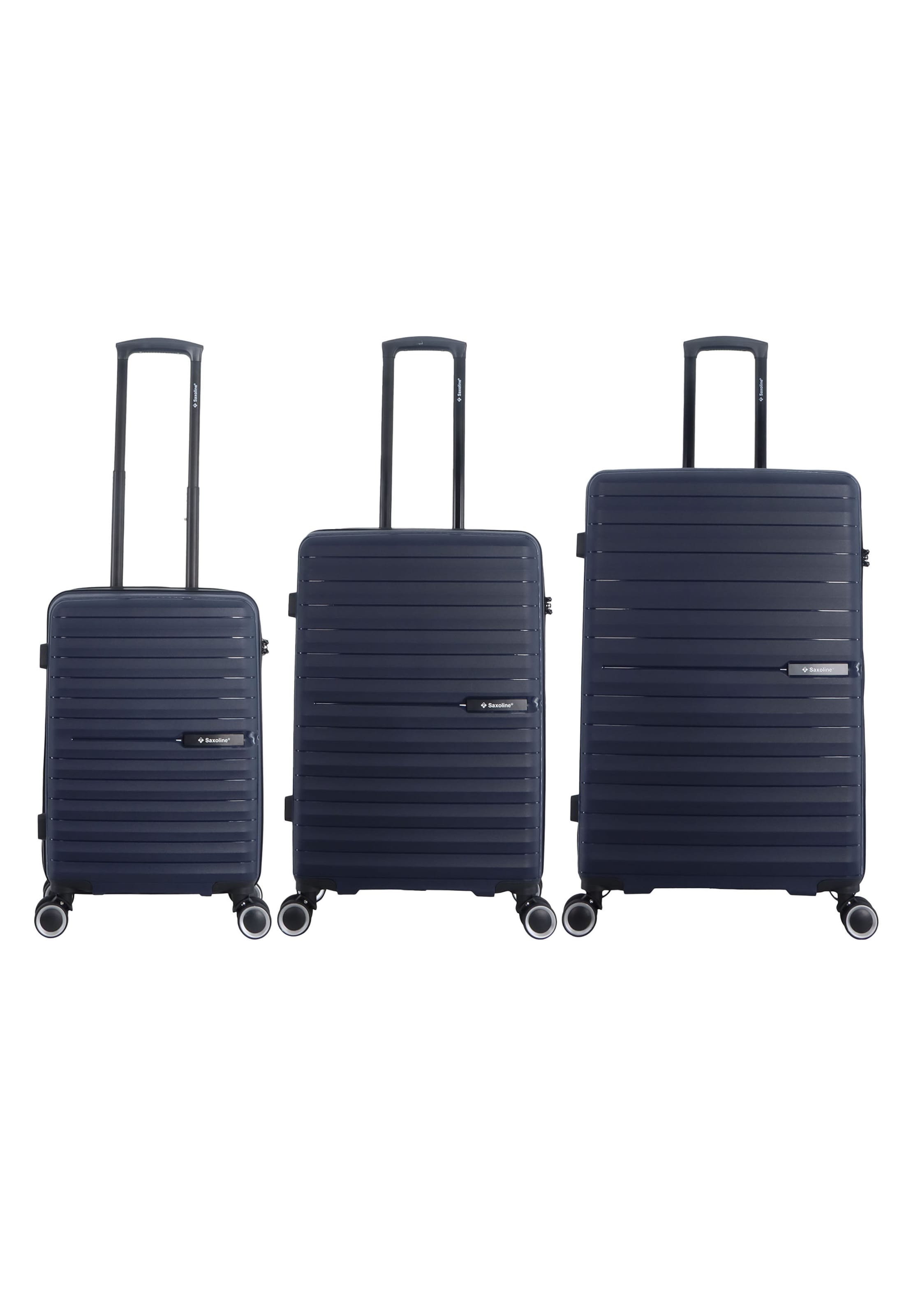 Saxoline Suitcase Set 'Fiesta' in Blue: front