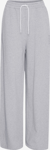 Ball Wide Leg Bukser 'Simona' i grå: forside