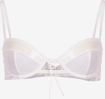 OW Collection Bra in White: front