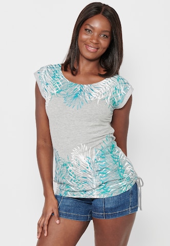 KOROSHI - Camiseta en gris: frente