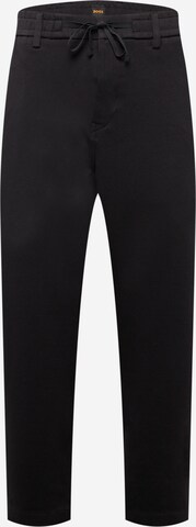 BOSS Normální Kalhoty 'Taber' – černá: přední strana