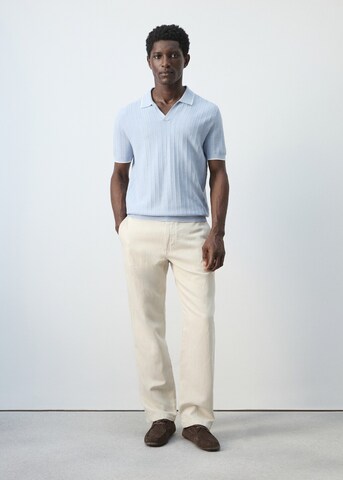 MANGO MAN Sweater 'Tip' in Blue