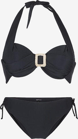 LingaDore T-skjorte Bikini i svart: forside