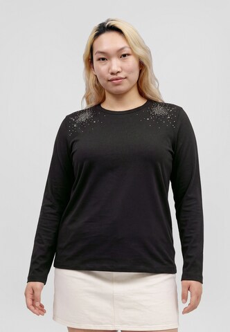 Persona by Marina Rinaldi Shirts 'FONTE' i sort: forside