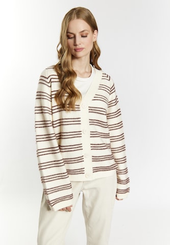 DreiMaster Vintage Knit Cardigan 'Imane' in Beige: front