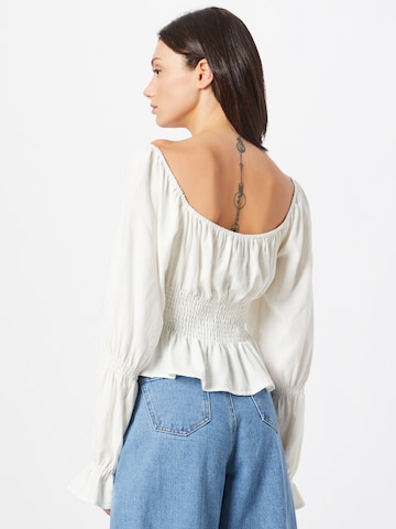 Nasty Gal Blouse in Wit