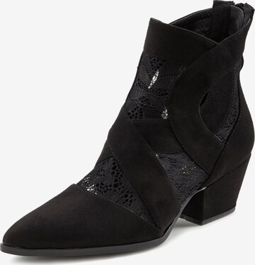 Ankle boots di LASCANA in nero: frontale