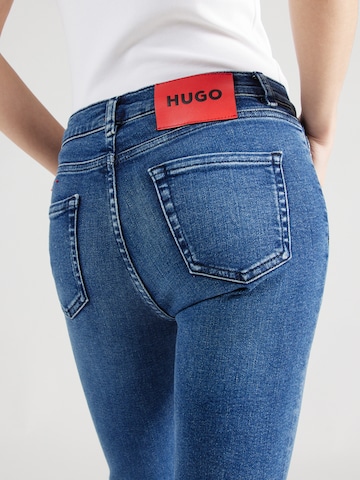 HUGO Red Skinny Jeans '932' in Blau