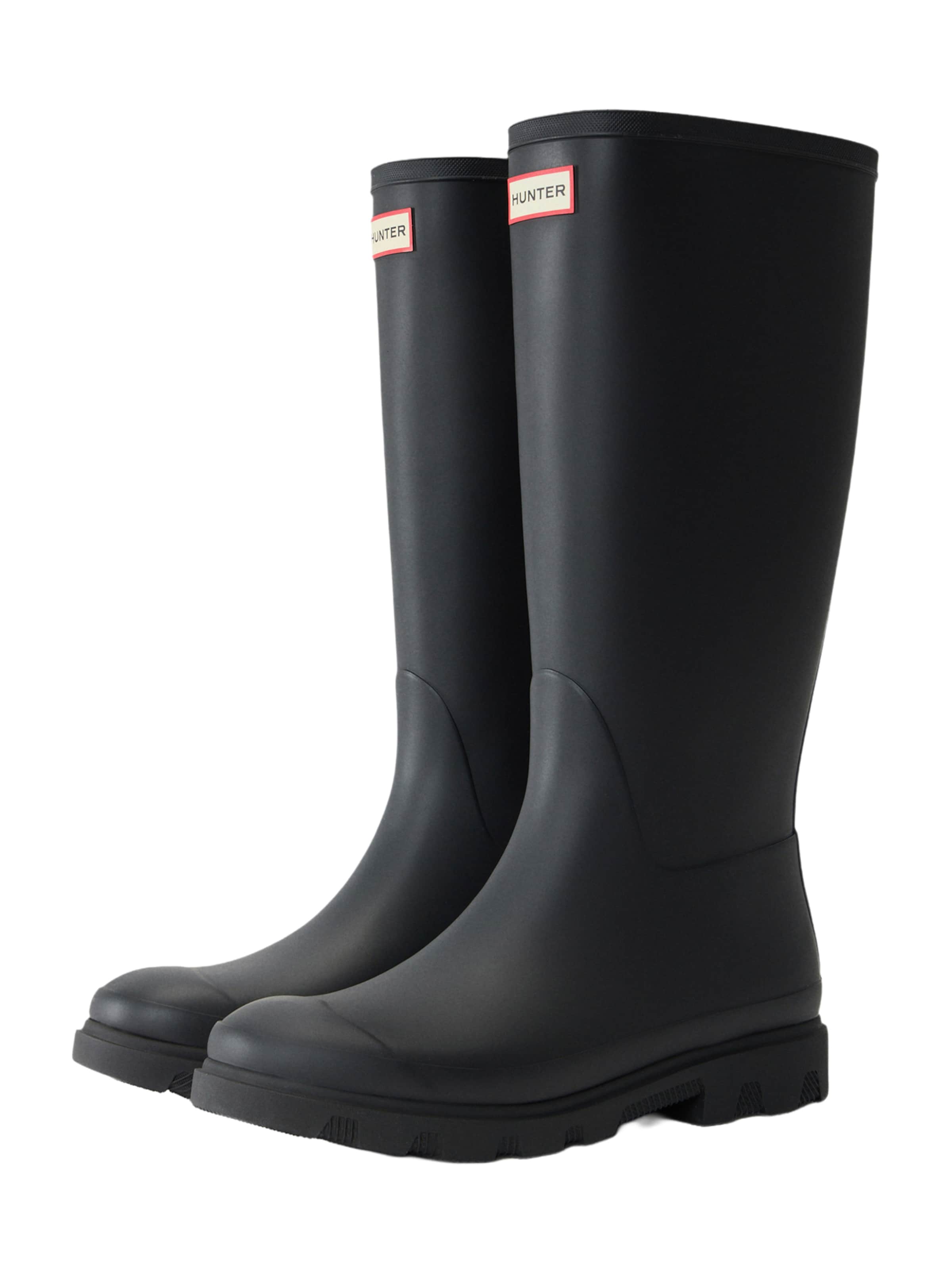 Cizme de cauciuc de la HUNTER pe negru: față