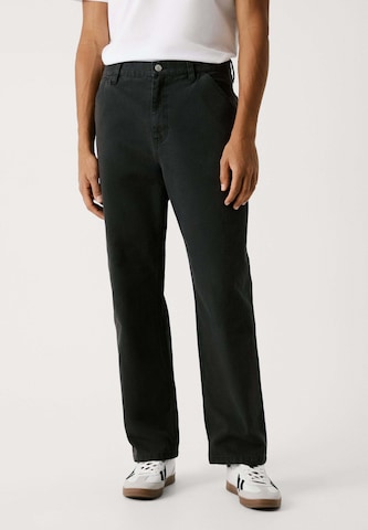 Red Bull Racing x Pepe Jeans Loose fit Trousers 'Carpenter' in Grey: front