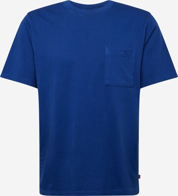 LEVI'S ® Shirt 'SS Pocket Tee RLX' in Blue: front