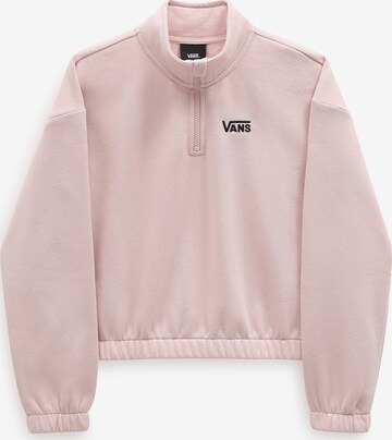 Sweat-shirt VANS en rose : devant