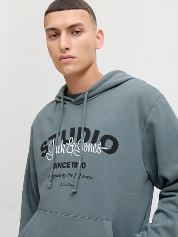 JACK & JONES Majica 'JJYUKI' | modra barva