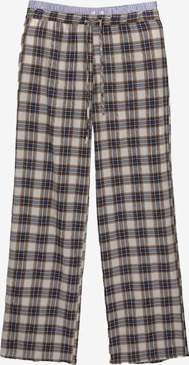 Pull&Bear Nohavice - tmavomodrá / hnedá / vaječná škrupina, Produkt