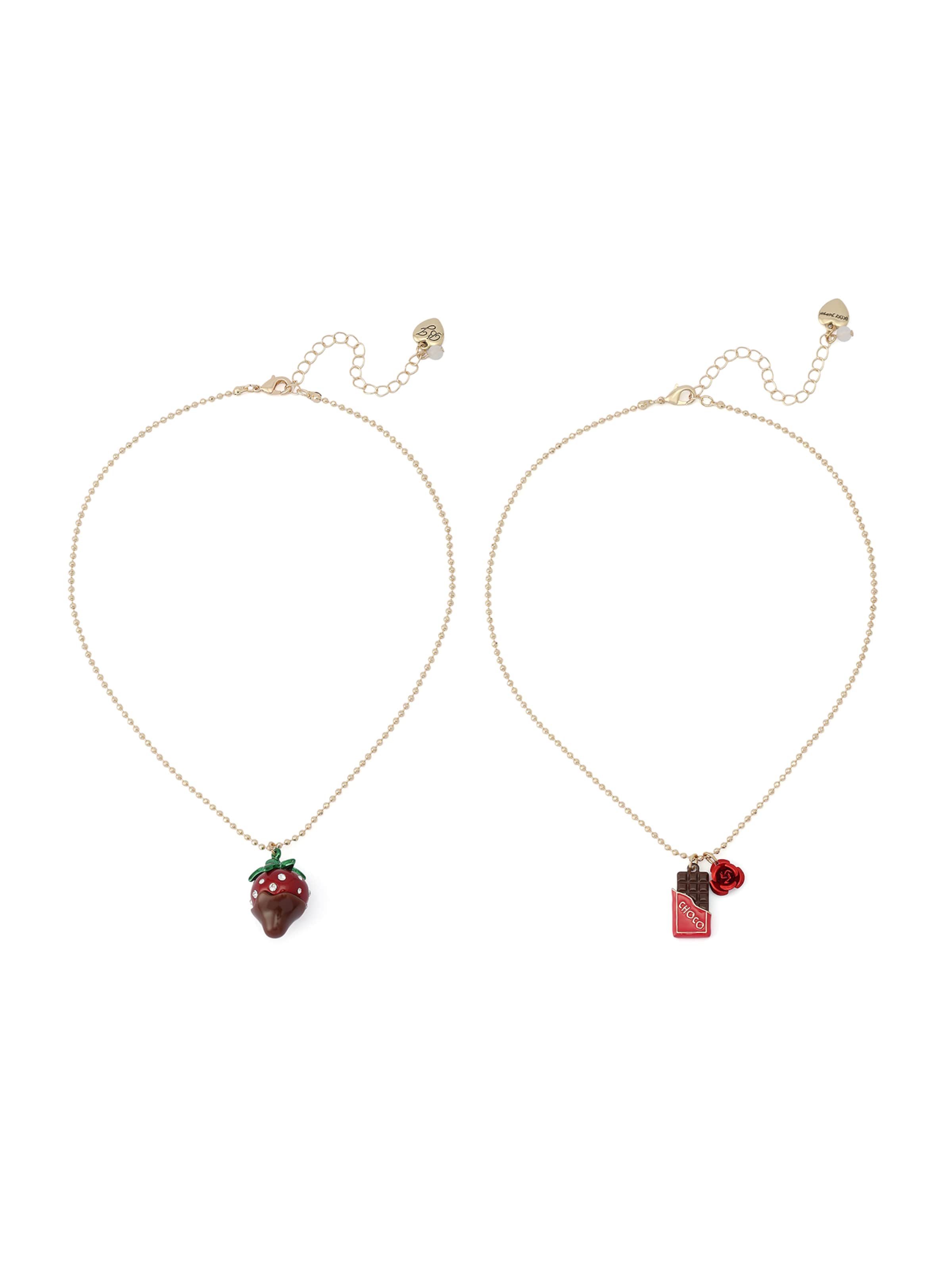 Betsey Johnson Sieraden set 'Love Spell' in Goud: voorkant