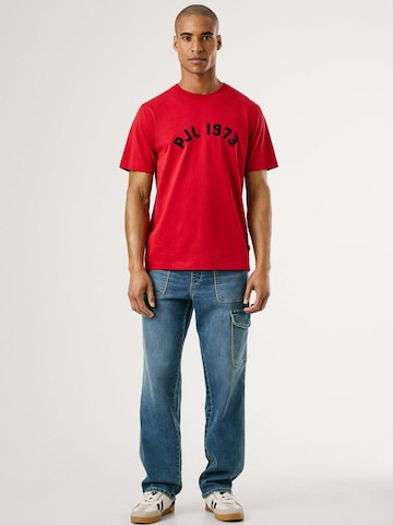 T-Shirt 'Maverick' Pepe Jeans en rouge