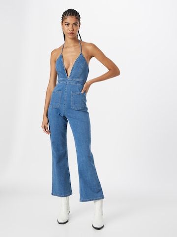Bardot Jumpsuit 'LINA' in Blue: front