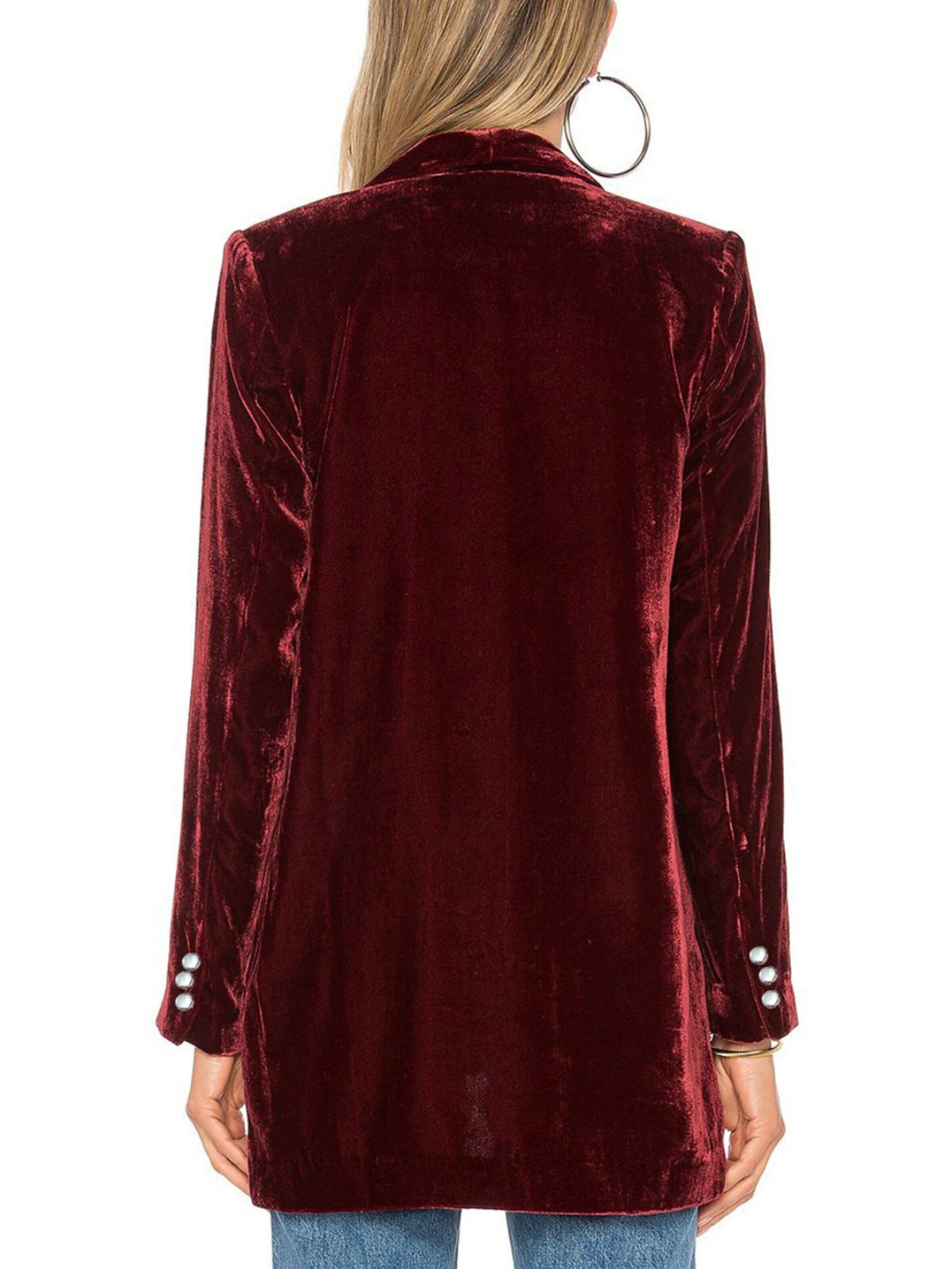 Yesfashion Marynarka w kolorze czerwony