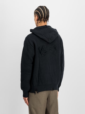ALPHA INDUSTRIES Вязаная кофта в Черный