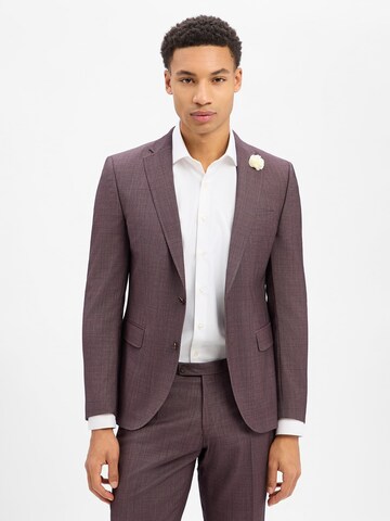 CG CLUB OF GENTS Slim Fit Sakko 'Patrick-ST' in Lila: Vorderseite