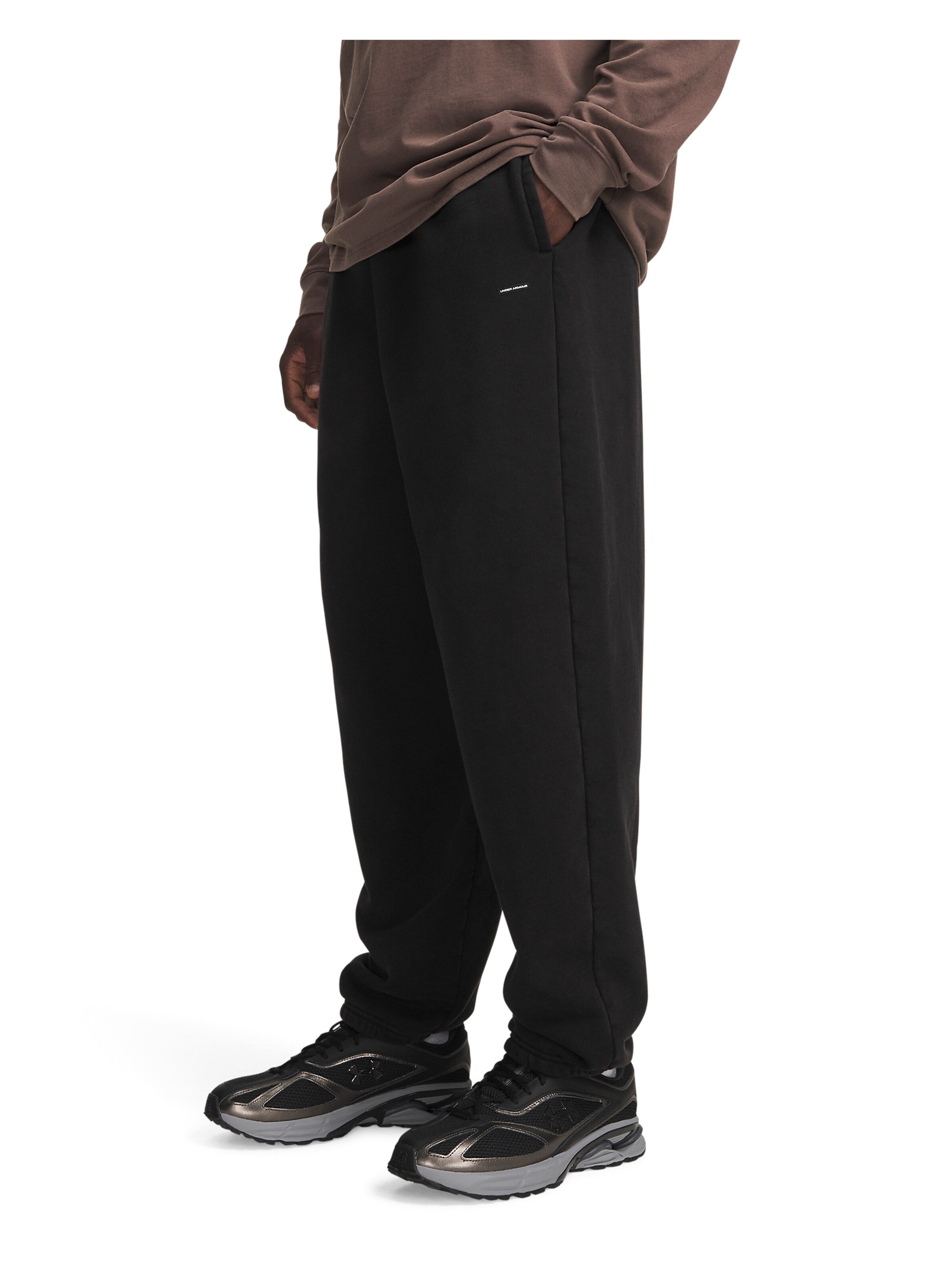 UNDER ARMOUR Regular Sports trousers in Black