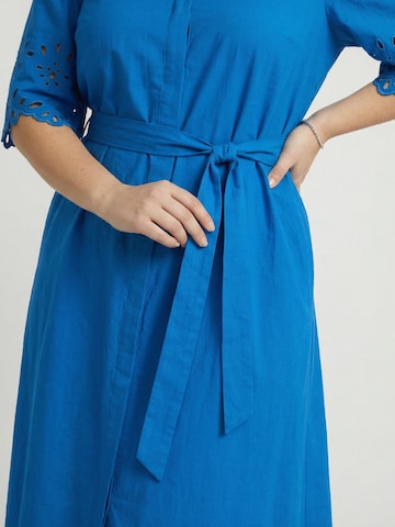 Guido Maria Kretschmer Curvy Платье-рубашка 'Marika' в Синий