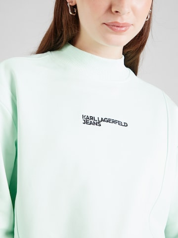 Felpa di KARL LAGERFELD JEANS in verde