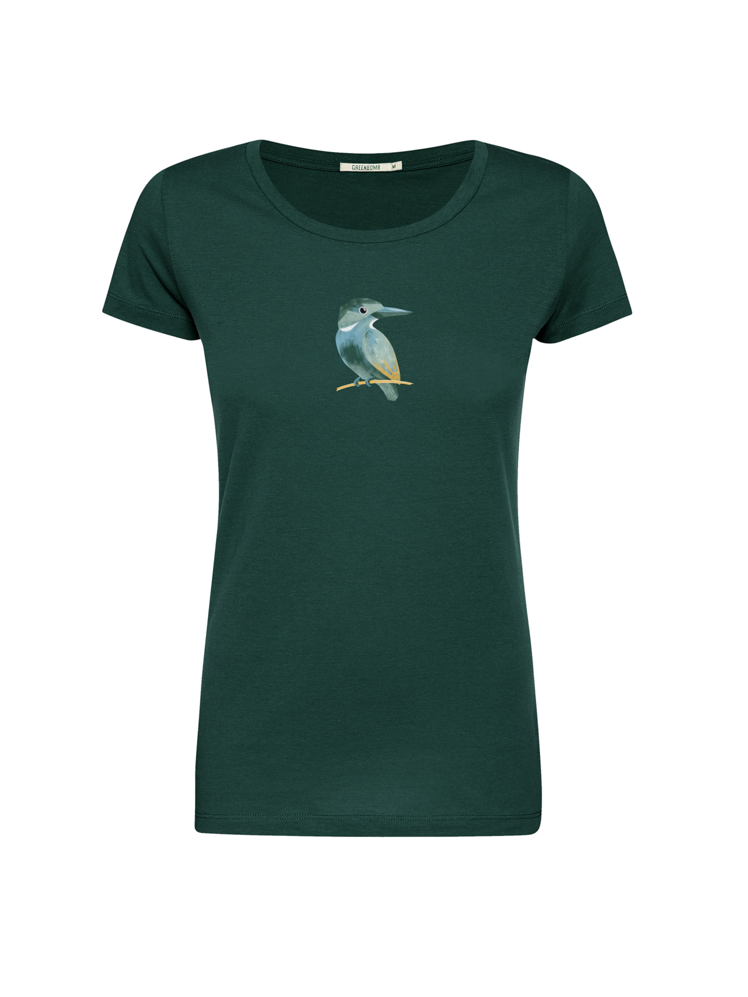 Maglietta ' Loves Bird Look ' di GREENBOMB in blu: frontale