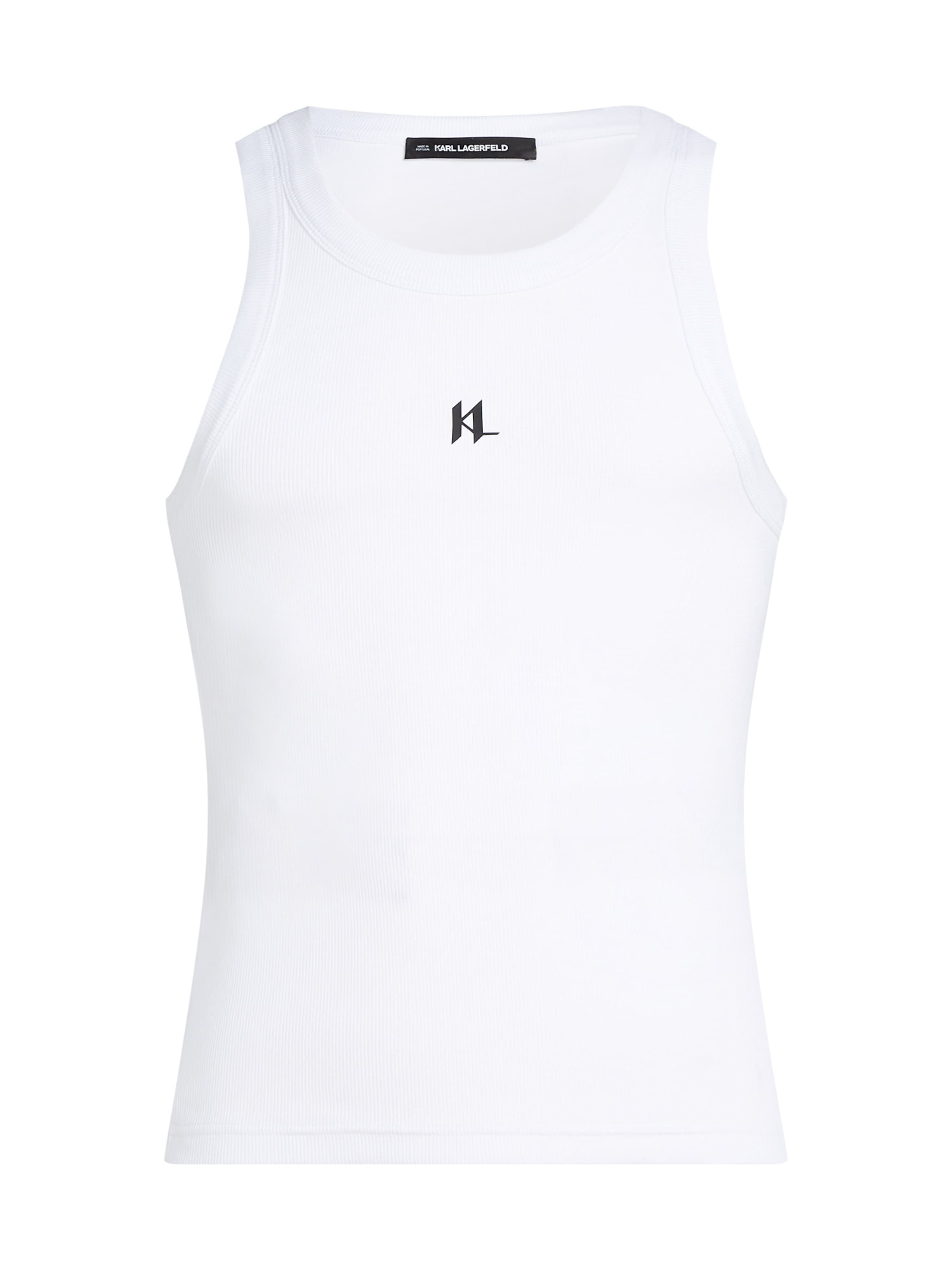 balts Karl Lagerfeld Apakškrekls: no priekšpuses