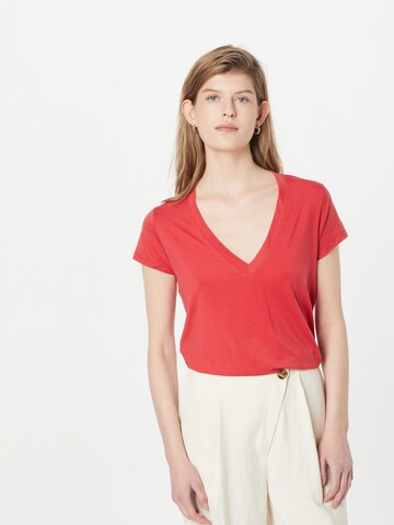 IRO Тениска 'HINTA' в червено: отпред
