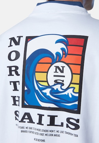 North Sails Sweatshirt in White