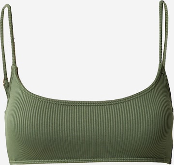 Cotton On Body Bralette Bikini Top in Green: front