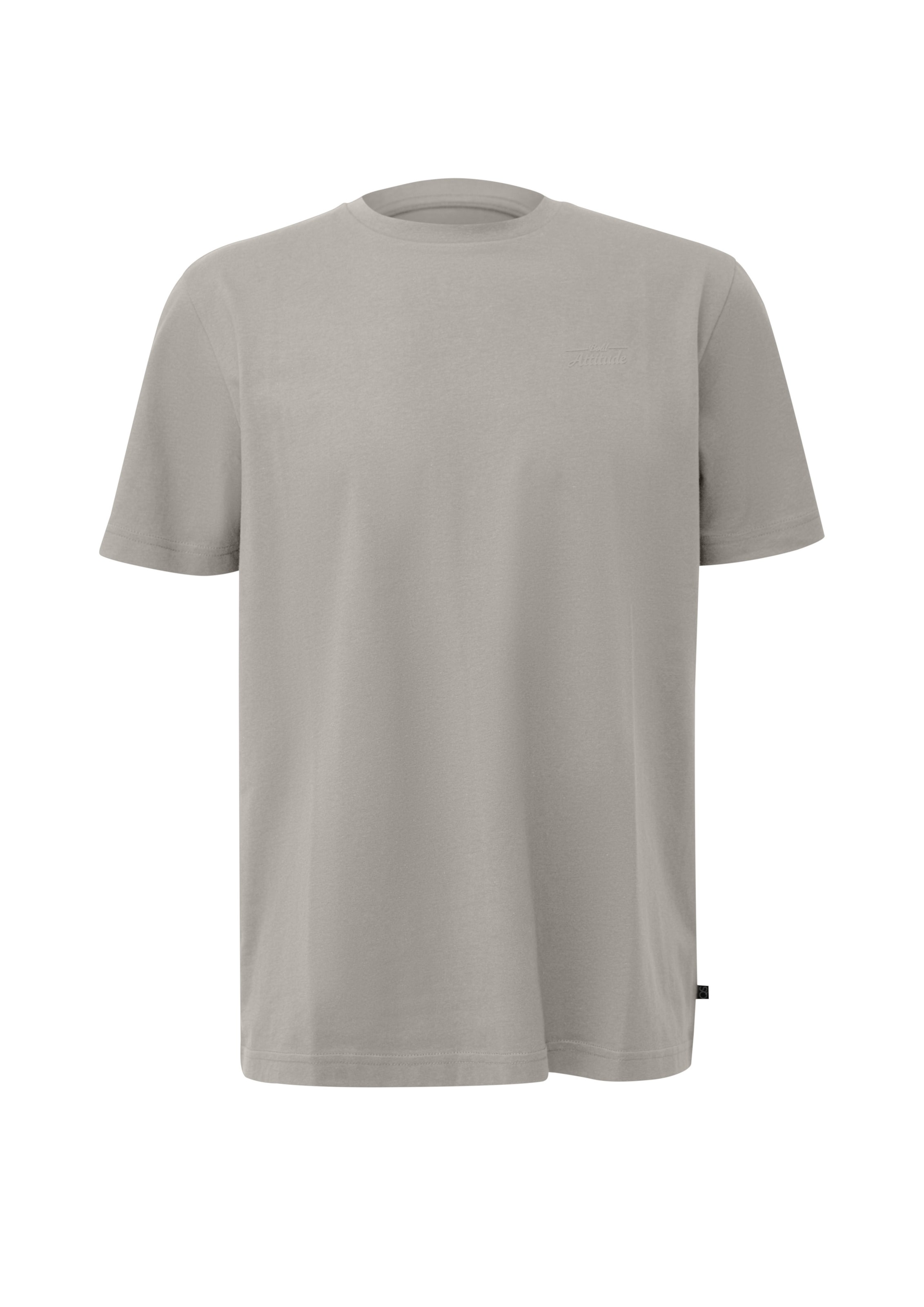 QS Shirt in L in de kleur Lichtgrijs, Productweergave
