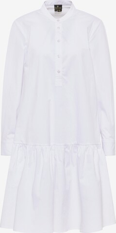 DreiMaster Klassik Shirt Dress in White: front