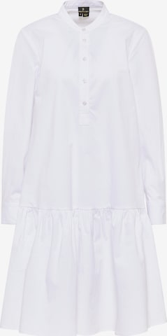 Robe-chemise DreiMaster Klassik en blanc : devant