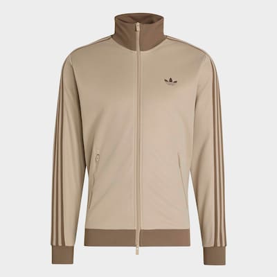 ADIDAS ORIGINALS Zip-Up Hoodie 'Classic' in M in Beige / Brown, Item view