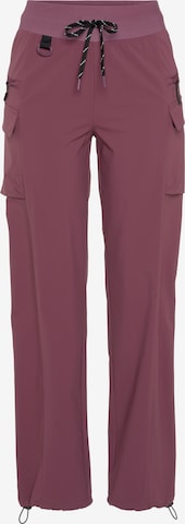 LASCANA ACTIVE Regular Outdoorhose in Pink: predná strana