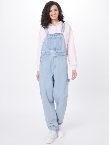 Monki Regular Latzjeans in Blau: predná strana