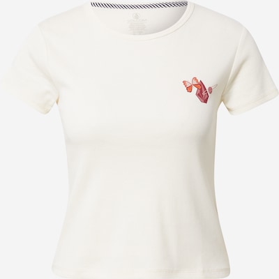 Tricou Volcom pe mov zmeură / portocaliu / alb, Vizualizare produs