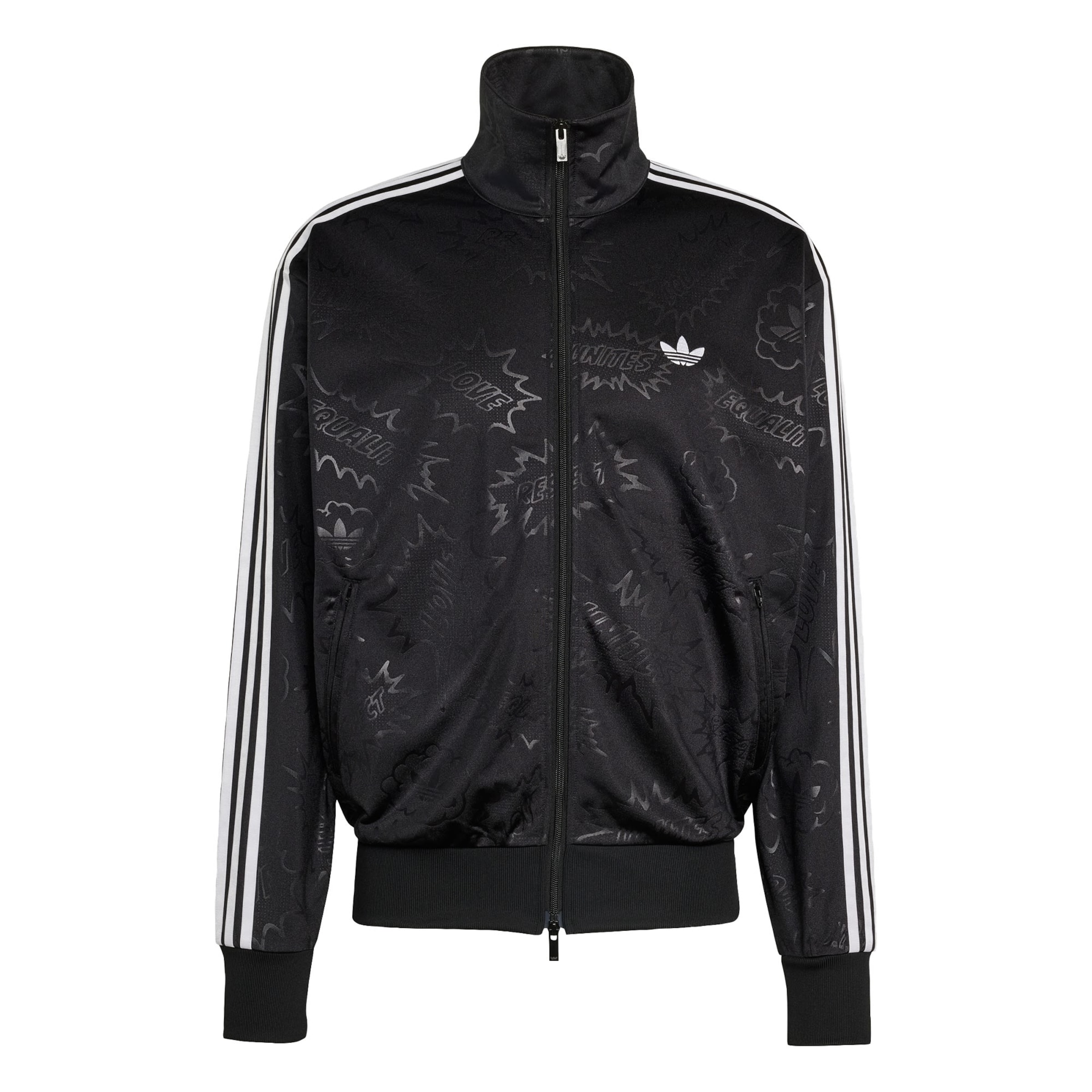 Veste de survêtement 'Pride FB' ADIDAS ORIGINALS en noir : devant