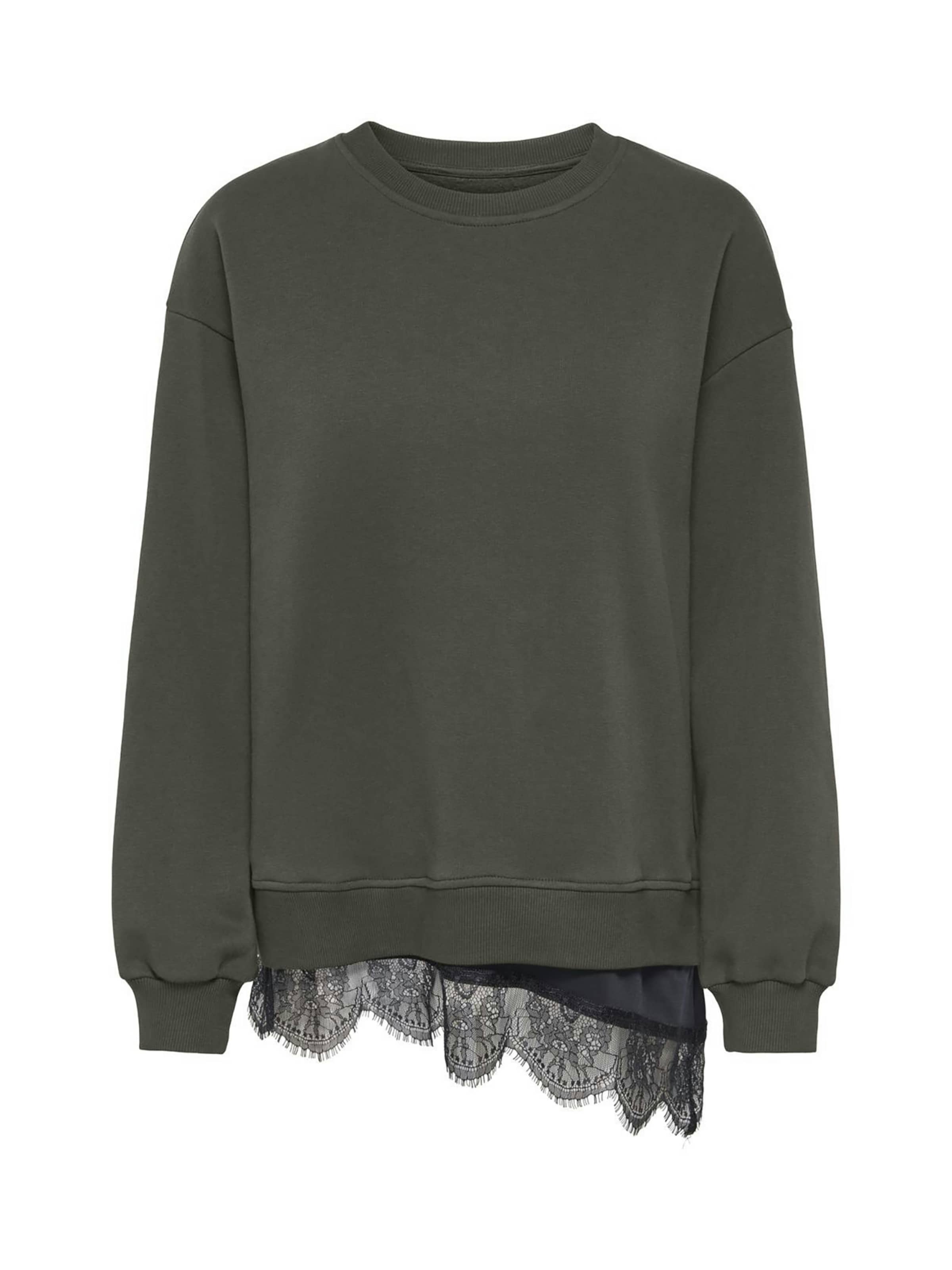 JDY Sweatshirt 'JDYElla' i grøn: forside