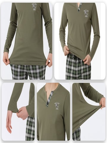 Pigiama 'Jungen Pyjama Elijah' di LOREZA in verde